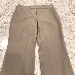 Brown pin striped slacks